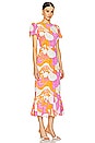 view 2 of 3 Lulani Dress in Pink Deco Surf