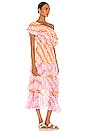 view 2 of 3 Ash Dress in Orange Batik