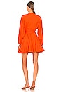 view 3 of 3 Emma Dress in Persimmon Orange