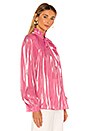 view 3 of 6 Adele Blouse in Rose Shimmer