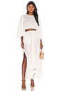 view 4 of 4 CASPER 크롭 탑 in Ivory With Embroidery