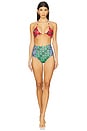 view 4 of 4 Navya Bikini Bottom in Blue Gem