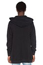 view 3 of 4 Distressed Hoodie in Faded Black