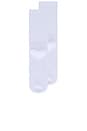 view 4 of 4 Campione Logo Socks in White & Black