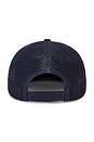 view 2 of 2 Patch Trucker Hat in Navy & White