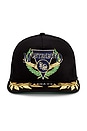 view 1 of 3 Montenegro Regatta Trucker Hat in Black, Navy, & Gold