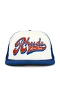 view 1 of 3 Pit Stop Trucker Hat in White, Blue, & Red