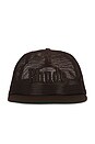 view 1 of 3 Logo Mesh Hat in Brown
