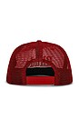view 2 of 3 Logo Mesh Hat in Red & White