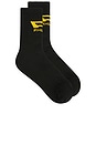 view 1 of 4 CHAUSSETTES in Black & Yellow
