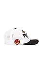 view 3 of 4 Patch Mesh Trucker Hat in Black & White