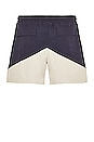 view 2 of 4 Yachting Short in Navy & Creme