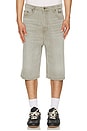 view 1 of 4 SHORTS DENIM BAGGY TRAXEDO in Liberty Grey