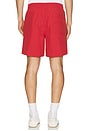 view 2 of 4 Logo Track Short in Red & White