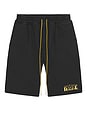 view 5 of 4 4x4 Spirit Sweatshort in Vintage Black & Yellow