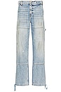 view 3 of 6 Reza Denim Double Knee Pant in Indigo