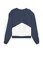 view 2 of 3 Champions Crewneck in Navy & Vintage White