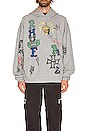 view 4 of 4 Doodle Hoodie in Grey