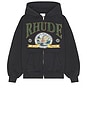 view 1 of 4 Monaco Regatta Full Zip Hoodie in Vintage Black