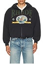 view 3 of 4 Monaco Regatta Full Zip Hoodie in Vintage Black