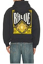view 1 of 5 SWEAT À CAPUCHE PLAYING CARD in Vintage Black & Yellow