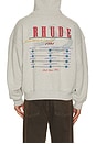 view 4 of 5 The Desert Decides Hoodie in Heather Grey, Red, & Multi