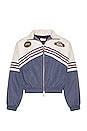view 3 of 4 BLOUSON DE SURVÊTEMENT MONACO in Navy, White & Red