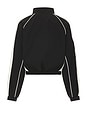 view 2 of 5 Ramona Piping Track Jacket in Black & White