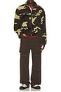 view 4 of 5 BLOUSON NA in Green, Brown, & Black
