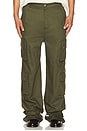 view 1 of 5 PANTALON CARGO DESERT in Khaki Green