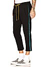 view 1 of 5 Traxedo Pant in Black & Green
