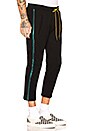 view 3 of 5 Traxedo Pant in Black & Green