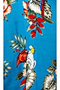 view 5 of 5 CHEMISE HAWAIIAN BIRDS OF PARADIES in Blue