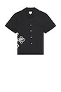 view 1 of 3 Cross Logo Snap Shirt in Black
