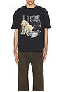 view 4 of 4 Rhinestone Hunting Dog Tee in Vintage Black