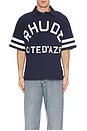 view 3 of 3 ポロシャツ in Navy & Off White