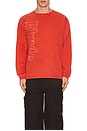 view 3 of 3 Logo Long Sleeve Tee in Vintage Red