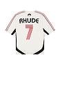 view 2 of 5 Lundun Soccer Jersey in White, Black, & Red