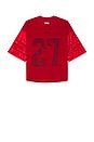 view 4 of 4 Lightning Football Jersey in Red
