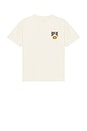view 4 of 4 T-SHIRT PLAYING CARD in Vintage White & Yellow