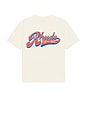 view 4 of 4 Pit Stop Tee in Vintage White, Red, & Blue