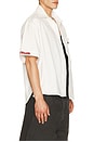 view 2 of 6 Petrol Oversized Mechanic Shirt in White, Black, & Red