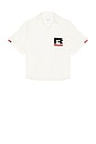 view 5 of 6 Petrol Oversized Mechanic Shirt in White, Black, & Red