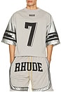 view 1 of 4 Lightning Football Jersey in Grey & Silver