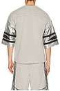 view 2 of 4 Lightning Football Jersey in Grey & Silver