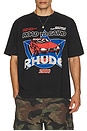 view 1 of 4 CAMISETA ROAD in Vintage Black & Red & Blue
