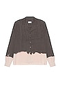 view 1 of 3 Hawaiian Bleach Long Sleeve Shirt in Grey
