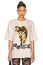 view 1 of 4 Tiger Tee in Vintage White