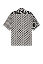 view 2 of 4 Bandana Button Up Shirt in Black & White
