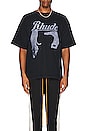view 3 of 3 Black Cat Tee in Vintage Black